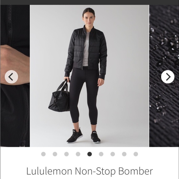 NWT Lululemon Non-Stop Bomber Jacket Sz 10 - Picture 5 of 16